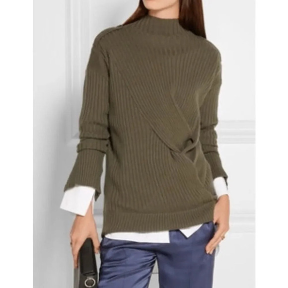 Rag & bone Dale twist Wool sweater Size Medium - Picture 3 of 7